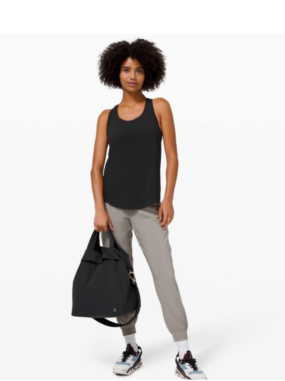 Lululemon On My Level 2.0 Black Men's Shoulder Bag